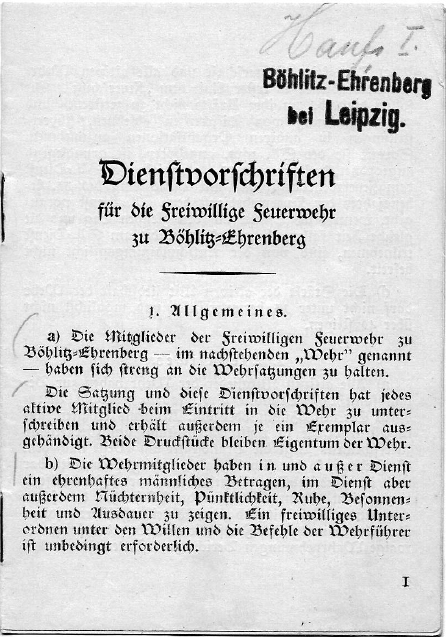 Dienstvorschriften 1937