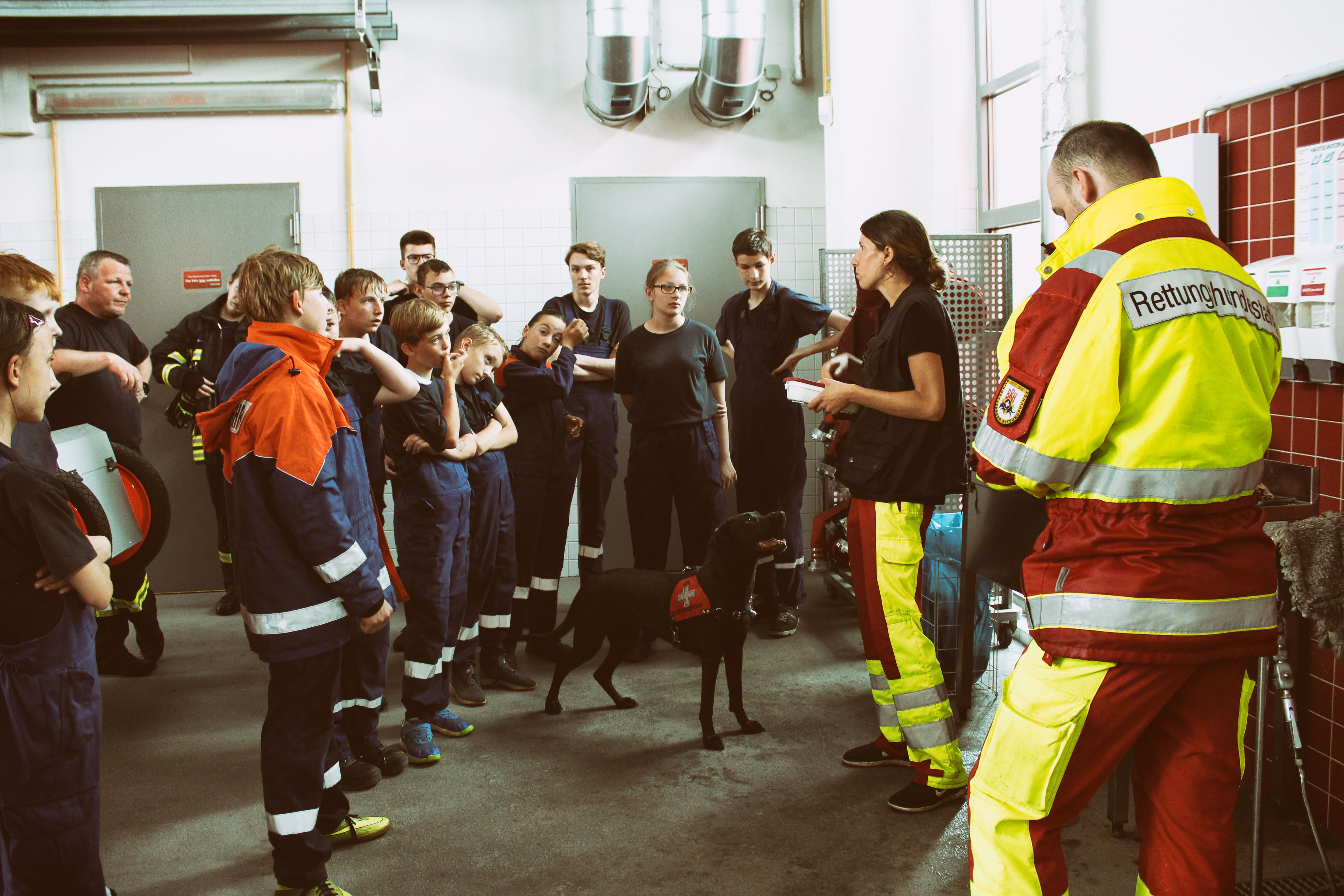 Vorstellen der Rettungshundestaffel